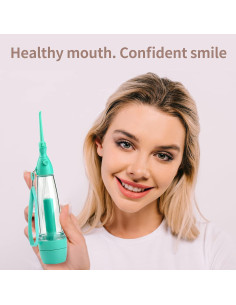 Irrigador Oral Inalámbrico Liansen Verde 70ml Sin Electricidad 2