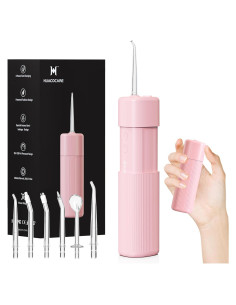 Irrigador Oral Portátil HUACO CARE H400 Rosa 3 Modos IPX7