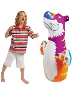 Saco de Boxeo Inflable Intex Tigre Rosa 98x44cm 2