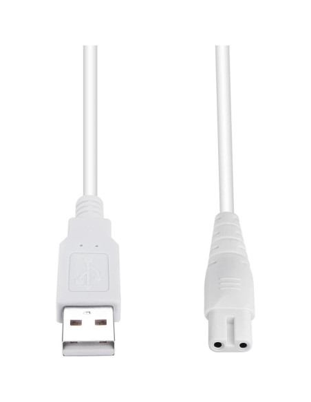 Cable de Cargador USB para Irrigador Oral SMAYS 2-Pack