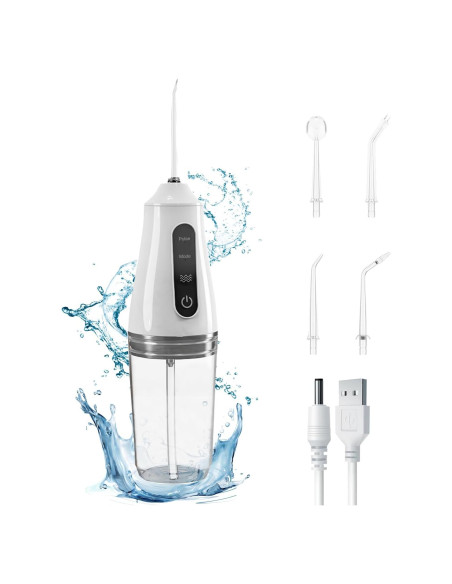 Hilo Dental Inalámbrico MSETGRD 3 Modos 230ml Blanco