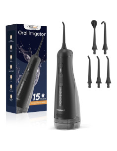 Irrigador Dental Portátil Prooral F42-F1-02 300ml Negro