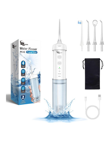 Irrigador Dental Portátil JNGOODS M141, 4 Modos, IPX7