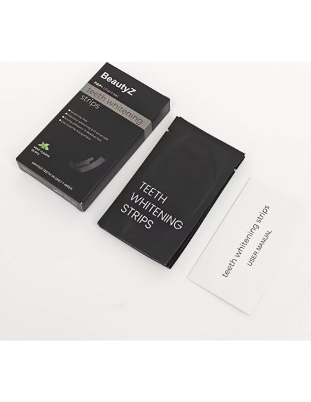 Tiras Blanqueadoras de Dientes BeautyZ - 28 Tiras Menta - Sin Peróxido