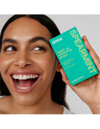 Tiras Blanqueadoras Zimba para Dientes Sensibles - 28 Tiras
