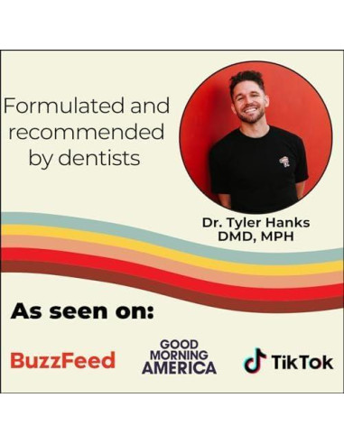 Kit Blanqueamiento Dental Happy Tooth - 28 Tiras Naturales