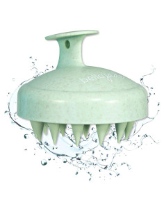 Cepillo de Masaje para Cuero Cabelludo Bella Jade Verde