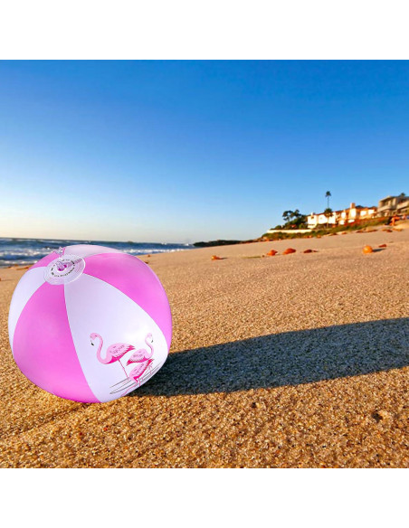 Pelotas Inflables de Flamenco Big Mo's Toys 30 cm - Paquete de 12