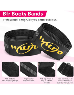 Bandas BFR de Glúteo WALITO - Entrenamiento de Piernas y Caderas 2