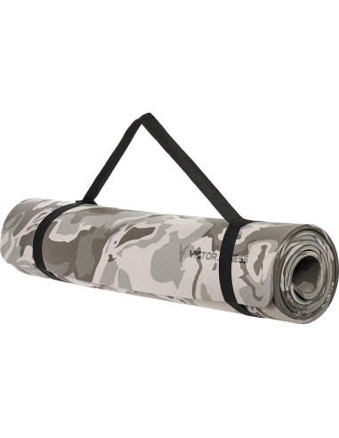 Alfombrilla de Yoga Ecológica Victor Fitness Gris 182.88x66.04cm