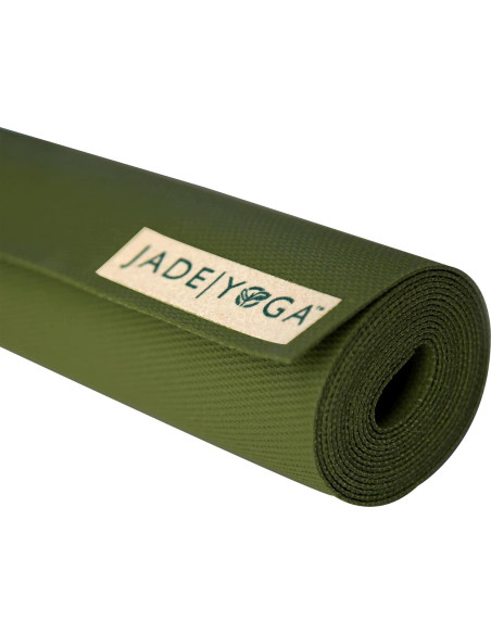 Esterilla de Yoga JadeYoga Voyager Antideslizante Verde Oliva