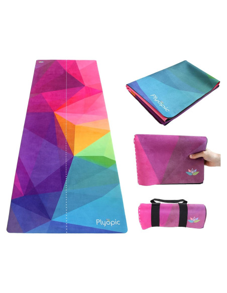 Esterilla de Yoga Plyopic 3-en-1 Antideslizante 177.8x61cm