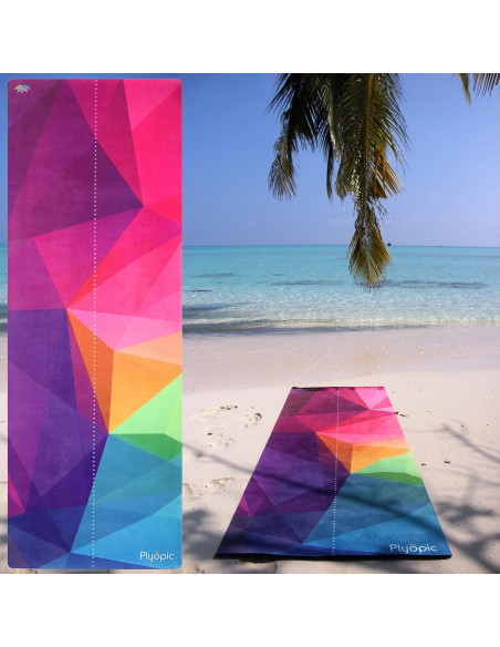 Esterilla de Yoga Plyopic 3-en-1 Antideslizante 177.8x61cm