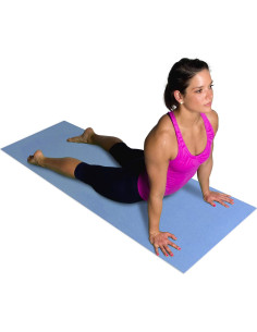 Alfombrilla de Yoga Antideslizante Cap Barbell 3mm Azul 2