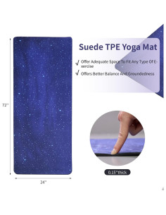 Alfombrilla de Yoga Antideslizante Furrnook 183x61 cm TPE 2