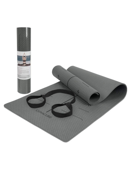 Esterilla de Yoga Antideslizante Covacure 182.88x66.04cm 8mm