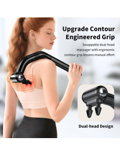 Pistola de Masaje de Percusión LC-HZLJ PH-M502 12 Cabezas 6 Velocidades 2