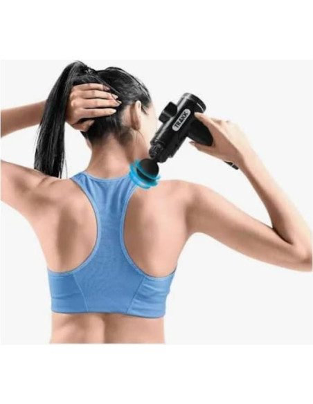 Pistola de Masaje Trakk Massage Gun TR-MSGN-250 2 Cabezales