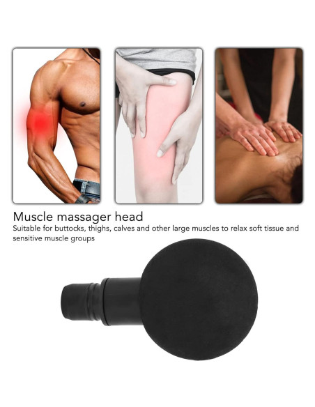 Cabeza de Masaje ZJchao 19mm EVA para Pistola de Percusión