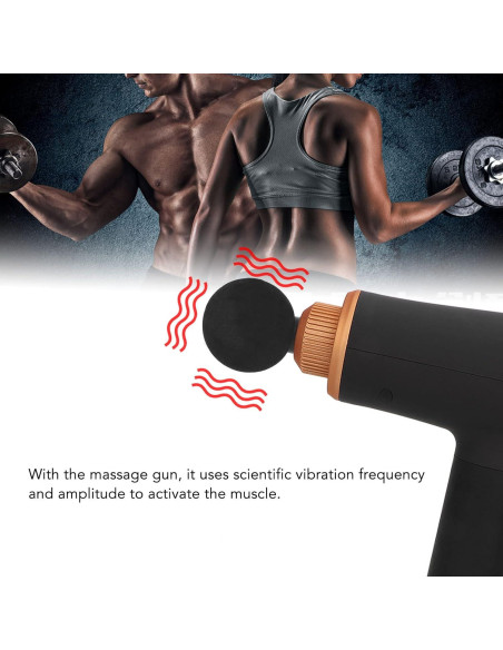 Cabeza de Masaje ZJchao 19mm EVA para Pistola de Percusión