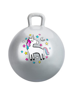 Pelota Saltarina INPODAK 46 cm con Mango para Niños 3-6 Años