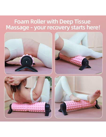 Rodillo de Espuma RUNWE 53 cm con Soporte Antideslizante Rodillo de Espuma RUNWE 53 cm con Soporte Antideslizante