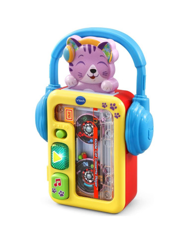 Reproductor de Cassettes VTech Kiddie Cat Musical 9-36 meses
