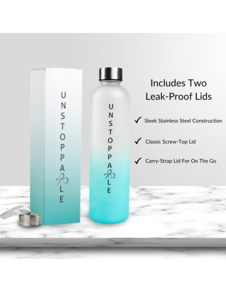 Botella de Agua Tritan 0.95L Bright Line Eating - Libre BPA