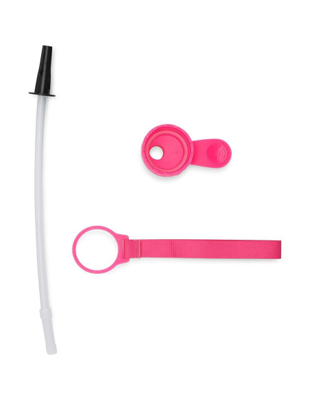 Jarra de Agua Hydra Cup Rosa 3.78L Motivacional con Pajilla