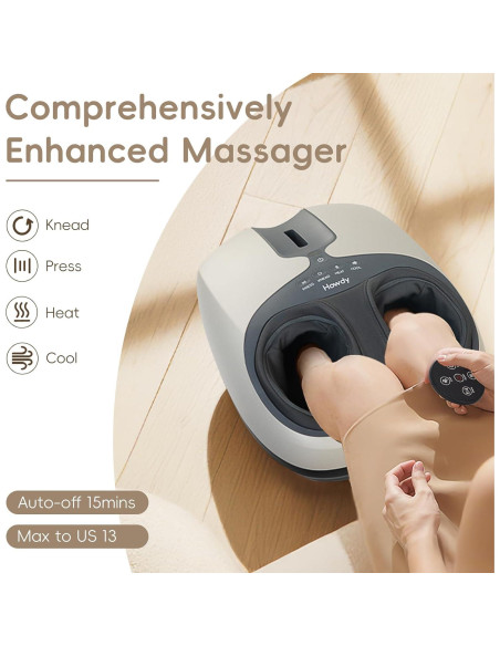 Masajeador de pies Howdy HD428 Shiatsu con Calor y Frío