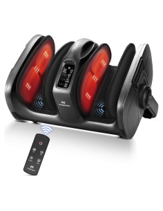 Masajeador de pies EaseZen con calor y vibración ajustable