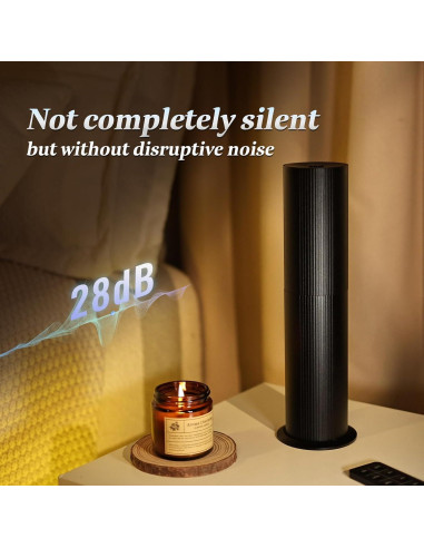 Difusor de Aceite Esencial TANOXI 100ml Control Remoto Negro