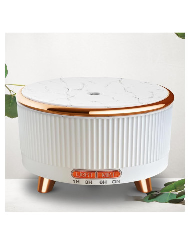 Difusor de Aceite Esencial Roonbo 500ml con 7 Luces y 3 Modos