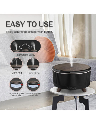 Difusor de Aromaterapia Cechlicht 500ml con Control Remoto