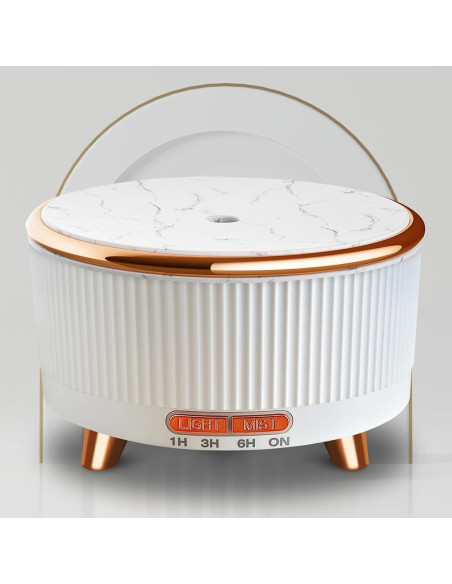 Difusor de Aceite Esencial Roonbo 500ml con 7 Luces y 3 Modos