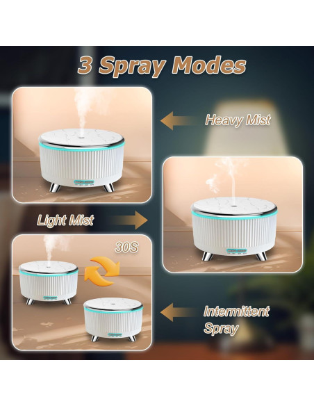 Difusor de Aceite Esencial Vinfucher 500ml con Control Remoto