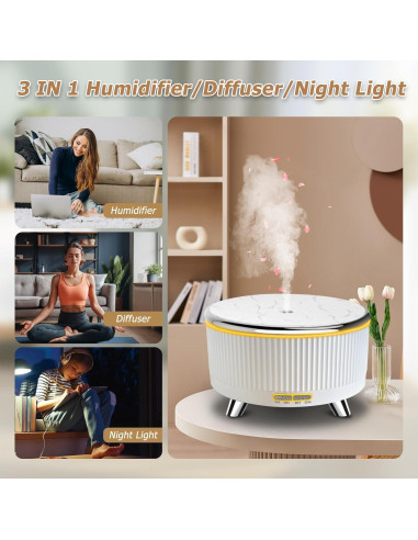 Difusor de Aceite Esencial Vinfucher 500ml con Control Remoto