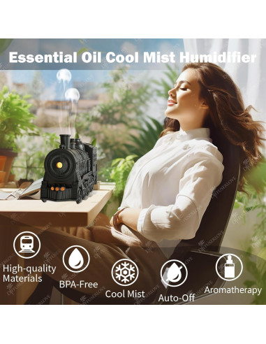 Difusor de Aceite Esencial Diffuserlove DF-2304 300ML Negro