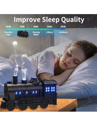 Difusor de Aceite Esencial Diffuserlove DF-2304 300ML Negro