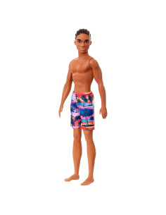 Muñeca Ken de Playa Mattel con Traje de Baño Tropical 3-8 Años
