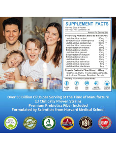 Probioticos en Polvo ZEBORA 30 Paquetes 50 Mil Millones UFC 2