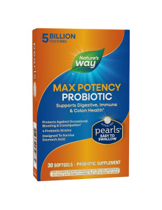 Perlas Probióticas Nature's Way 30 Gelatinas Blandas 5 Mil M