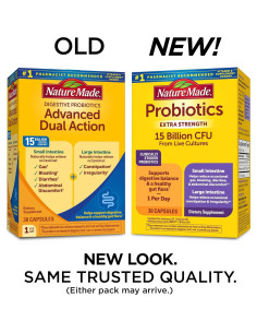 Probioticos Nature Made Extra Fuertes 15 Mil Millones CFU 30 Cápsulas 2