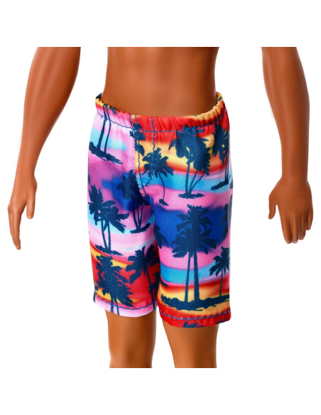 Muñeca Ken de Playa Mattel con Traje de Baño Tropical 3-8 Años