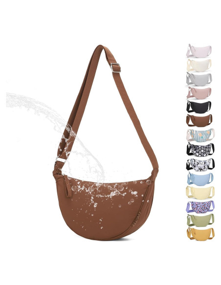 Bolsa Cruzada Pequeña BESMART de Nylon Impermeable 25.4x17cm