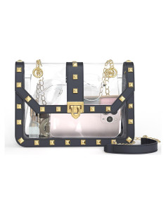 Bolsa Transparente Missnine para Eventos 22.86x7.87x16cm Mujer