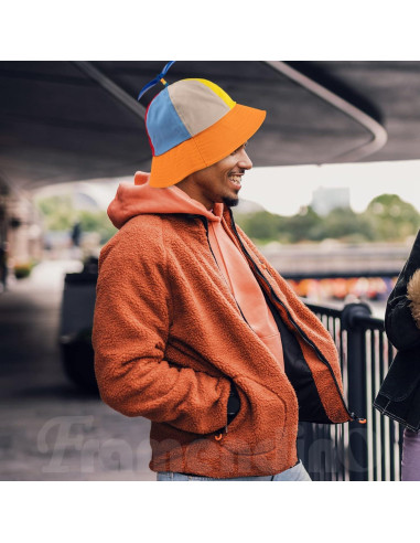 Sombrero de Pescador Framendino con Hélice Arcoíris 57 cm