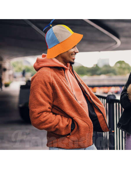 Sombrero de Pescador Framendino con Hélice Arcoíris 57 cm
