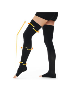 Medias de Compresión Abiertas Beister 15-20 mmHg para Adultos