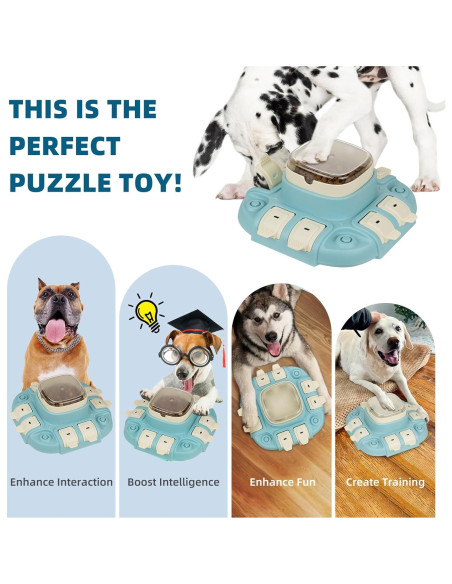 Juguete interactivo para perros Petmmoon con dispensador de golosinas